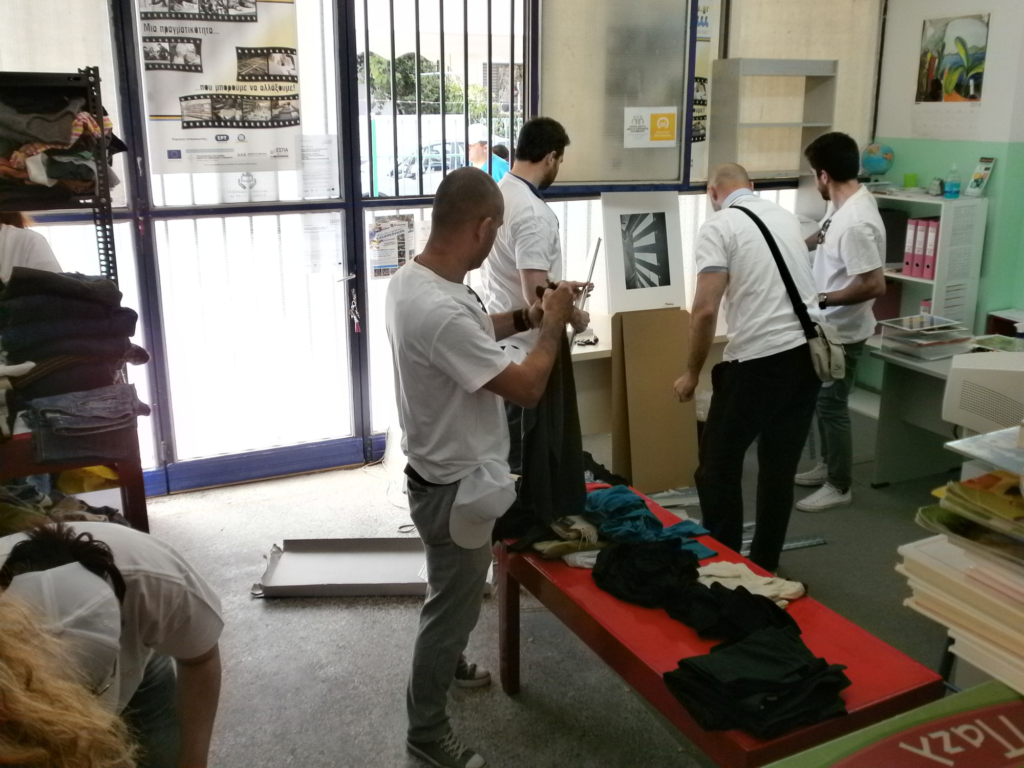 Εργασίες στο Κοινωνικό Παντοπωλείο