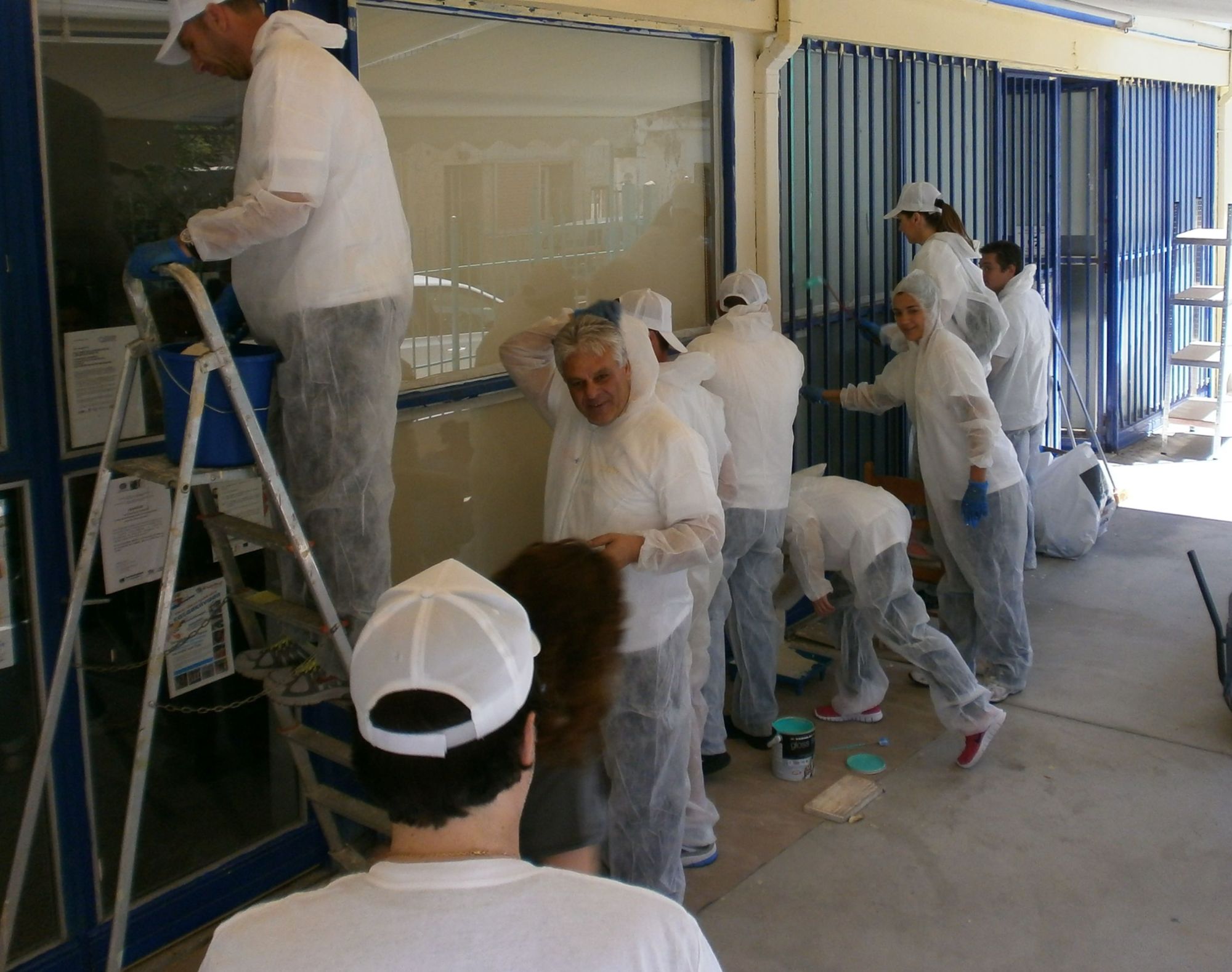 Εργασίες στους εξωτερικούς μας χώρους